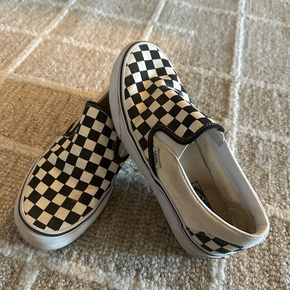Checkered Vans